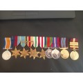 WW1 and WW2 Medals to father and son CARR groups. Please read description before bidding