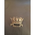 British Naval Howe cap badge. See description