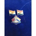 3 South African Flag Pins