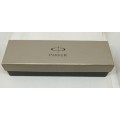 Parker gold plated rollerball pen in box