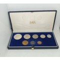 1983 South African Proof set with Dustcover.