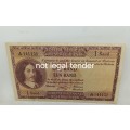 AU G Rissik South African One Rand Banknote