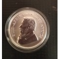 2017 Proof 1 Onz Silver Krugerrand in capsule. First year off issue.