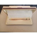 14 CT Gold-plated Cross Pen In Original Box with Papers