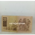 1984 GPC de Kock Twenty Rand Replacement Banknote Eng/Afr