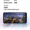 SAMSUNG GALAXY A03 Core Dual Sim Smartphone - Black