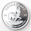 2017 Krugerrand 1 Oz Silver Proof Coin