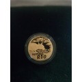 Natura Caracal 1/10th Gold Coin