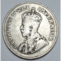 1936 Union of South Africa - 2½ Shillings  - George V - SILVER COIN