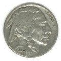 1935 S - 5 Cents `Buffalo Nickel` (flat ground) - United States
