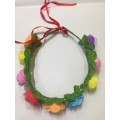 Flower rings for head Mixed colors