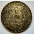 1896 1 Shilling