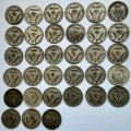 1926 to 1930 + 1932 to 1959 - 3 Pence
