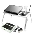 E-TABLE PORTABLE LAPTOP TABLE / COMPUTER / STUDY DESK WITH COOLING FAN