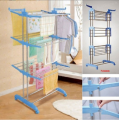 Foldable 3 Teir Clothes Air Hanger Dryer Stand Rack