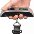 LCD DIGITAL PORTABLE ELECTRONIC HAND HELD HANGING LUGGAGE WEIGHT SCALE 10G/50KG