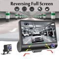 TRIPLE CAMERA HD VEHICLE BLACKBOX DVR / DASHCAM WITH FRONT, PASSENGER AND REAR VIEW CAMERAS