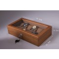 WATCH BOX  DISPLAY  CASE  STORAGE  ORGANISER 12 SLOT BLOCK DIVISION QUALITY SOLID WOOD