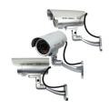 Camera Security Surveillance Dummy IR LED Camera - 3 Pack