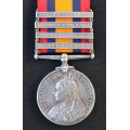 Queen's South Africa Medal to Captain Railway Pioneer Regiment / Brabant's Horse QSA
