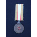 Medal for Faithful Service in the South African Railways Police Force EF