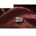 Breathtaking & Extraordinary! Princess Cut 3.66ct Cr Simulated Diamond with Accents Ring Size 7-8