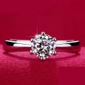 Stunning & Elegant! Solitaire 0.98 Carat Cr. Diamond Ring Size 8 and 9 only *PLEASE READ LISTING
