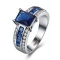 Amazing & Stunning!!! Princess Cut Zirconia Diamond with Extraordinary Design- Size 7/O/55mm