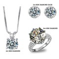 14 Carat Sim Diamond Jewellery Set with Amazing Accents | Ring Sizes from 4.5 to 11.5