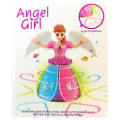 Frozen Anna Angel Girl - Dancing Rotating Doll with Music & Light Projection WITH FREE 3 X AA BATTER