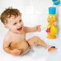 FUNERICA Large Yellow Duck Bath Toy for Toddler and Baby - Super Interactive Bathtub Water Fun!