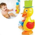 FUNERICA Large Yellow Duck Bath Toy for Toddler and Baby - Super Interactive Bathtub Water Fun!