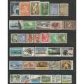 Greece good 2 page lot of over 65 stamps as scans and description