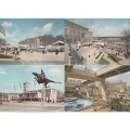 Postcards Belgium X 6 Exposition 1958 Unused as scans