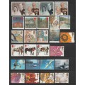 Great Britain 56 used commemoratives as scans No1