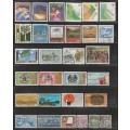 New Zealand good 2 page lot of over 55 used stamps, Odd Fault as can be seen on scans