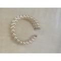 Costume Bracelet - 4 bands of lookalike Pearls