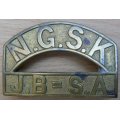Nederduits Gereformeerde Sendingkerk Brigade (NGSB) title badge, rare