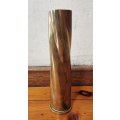 WW2 1944 40mm Mk4 British Bofors anti-aircraft shell, converted to drill round, then to trench art