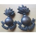 SA Engineers Corps pair of collar badges 1920s and 30s