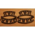 Pair of SA Engineers Corps shoulder titles 1930s to 50s