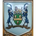 Vintage Johannesburg coat of arms plaque