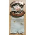 B`Nei Israel Lodge Cape Town Past Master badge 1983-1985