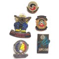 World Firefighters Games lot of 5 lapel pin badges - lot 1 of 2