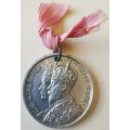 George V coronation medallion 1911, aluminium - great condition