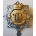 Royal Canadian Regiment bi-metal cap badge plus small pin badge