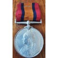 Boer War Queen's South Africa medal awarded to Conductor W. Phillips A.S.C