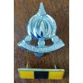SADF Finance Services Corps cap badge and beret bar / balkie