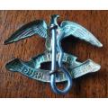 SA Regiment President Kruger gilding metal cap badge - concave