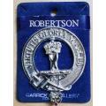 Robertson family crest clan cap badge, by Carrick badges
